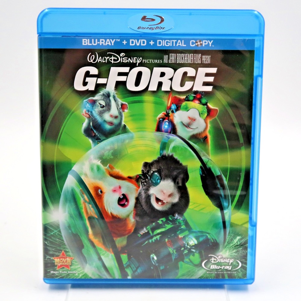 Disney G-Force Blu-ray DVD 2-Disc Combo Pack 2009 Animated Action Movie PG